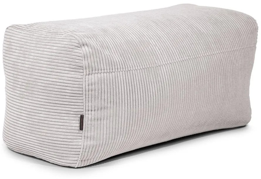 Puof a sacco grigio scuro con rivestimento in velluto a coste Plus 100 Lounge – SLOWDOWN