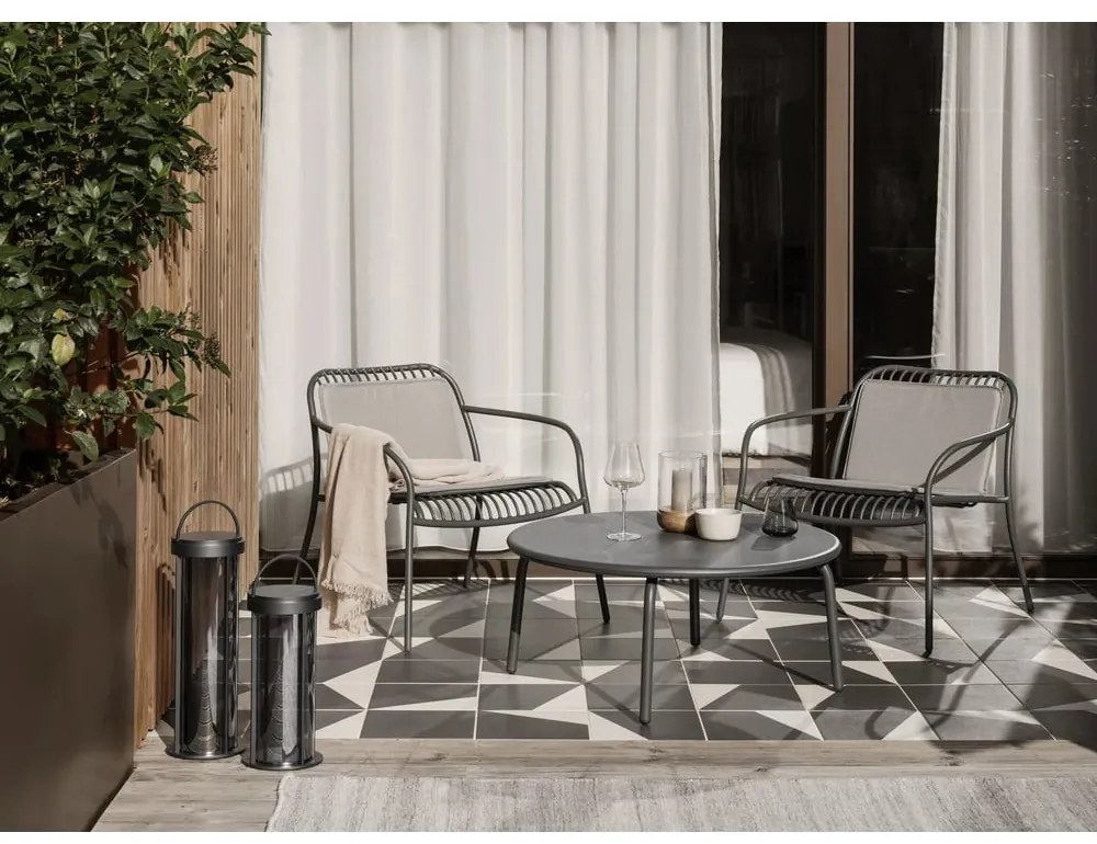 Sedile da giardino grigio 45,5x75 cm Yua - Blomus