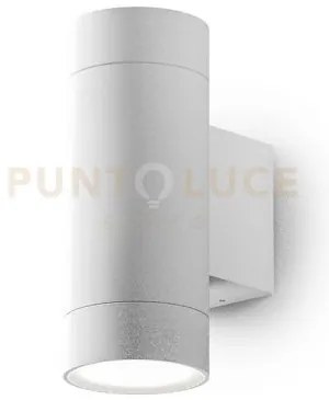 Ges1064- applique 1 luce attcaco gu10 colore bianco in alluminio ip...