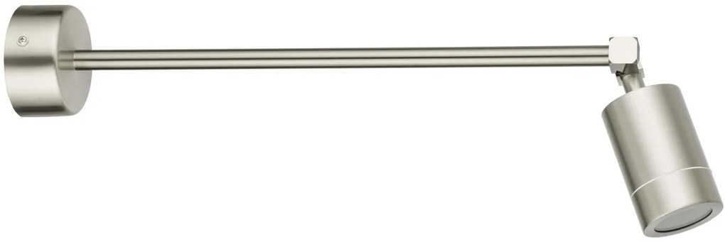 Faretto da Parete Acciaio INOX GU10 IP54 Orientabile per Insegne e Arredo