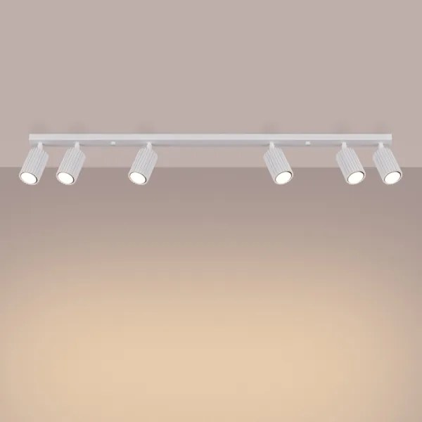 Sollux SL.1547 - Faretto KARBON 6xGU10/10W/230V bianco