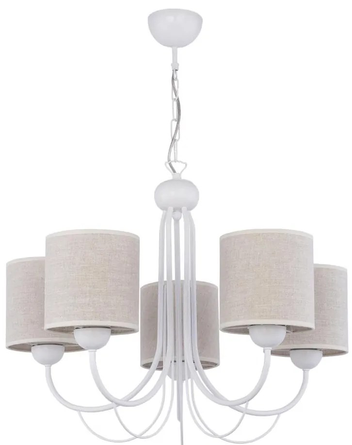 Jupiter 1480 - Lampadario con catena KASKADA 5xE27/60W/230V