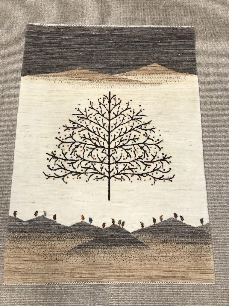 Loribaft Tappeto 140 x 100 Beige (Iran) Annodato A Mano