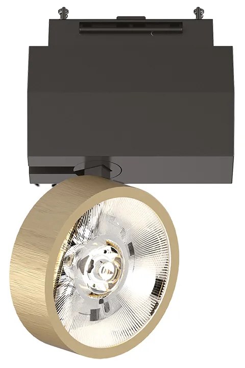 Sistema Binario Arca Metallo Ottone Led 9W 3000K Luce Calda