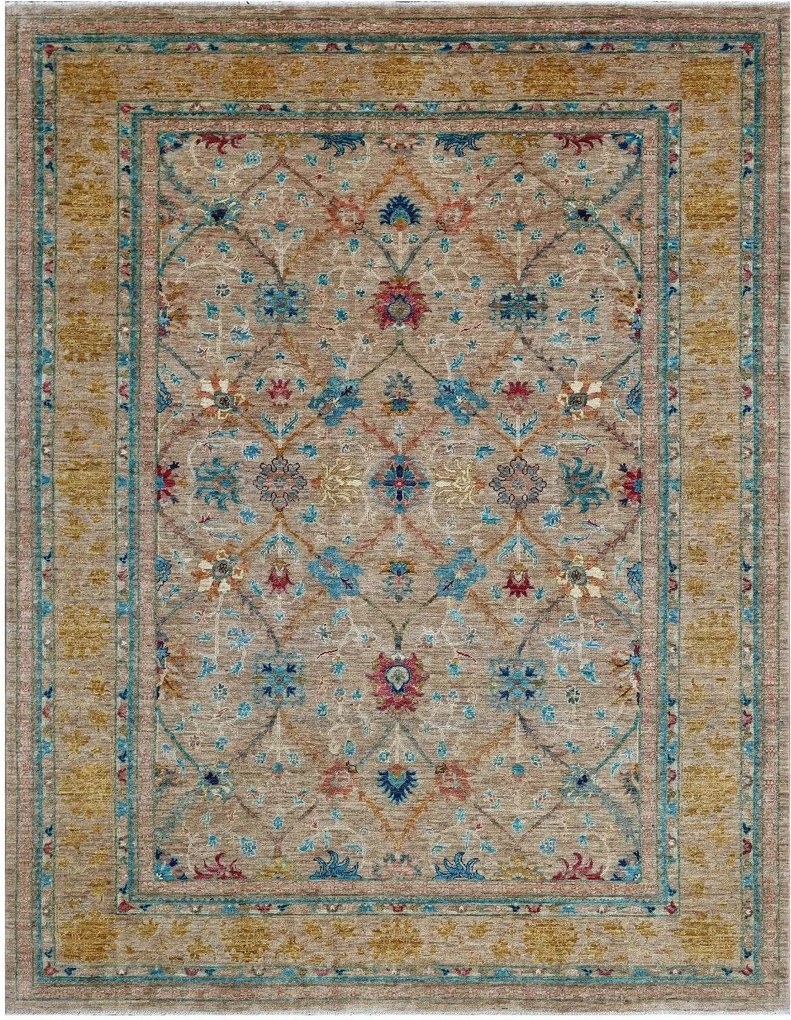 Ziegler Tappeto orientale 240x300 Beige (Pakistan) Annodato A Mano
