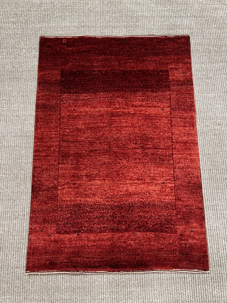 Loribaft Tappeto persiano 60 x 90 Rosso (Iran) Annodato A Mano