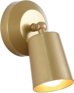 Searchlight 23340GO - Applique da parete LED ricaricabile e dimmerabile CONE LED/1,5W/5V, dorata