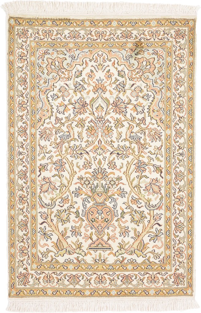 Cashmere Silk Tappeto 60x90 (Indian) Annodato A Mano