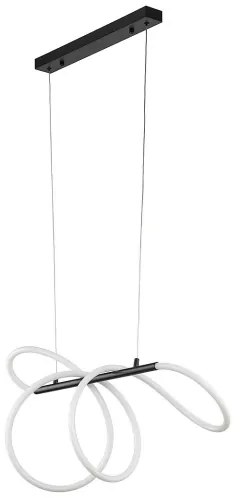 Lampadario LED a sospensione su cavo FLEXI LED/36W/230V 4000K nero