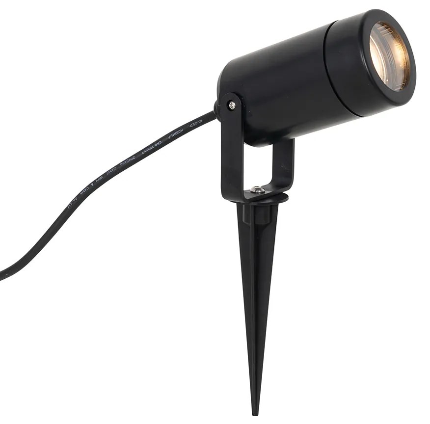 Faretto orientabile nero IP65 - Solo Eco