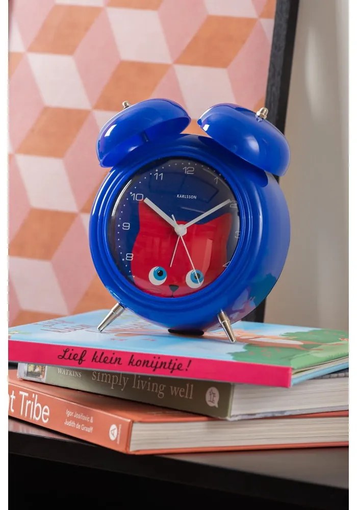 Sveglia per bambini ø 15 cm Peekaboo Cat - Karlsson