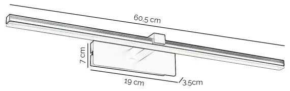 ONLI - Lampada LED da quadro FRED LED/14W/230V 4000K nero