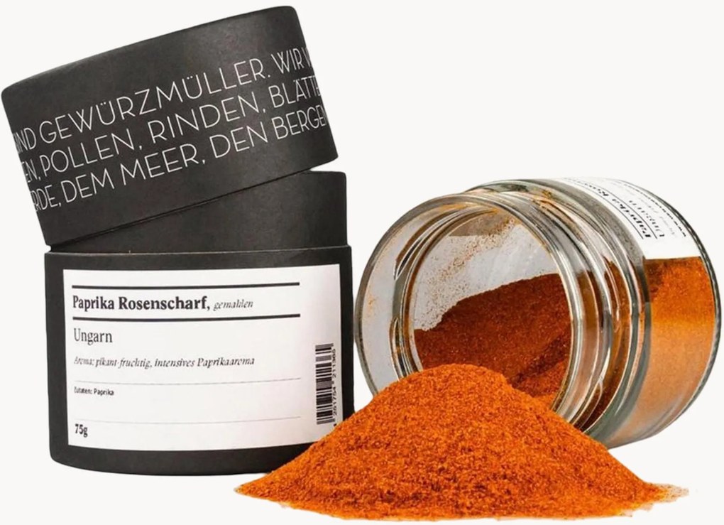 Paprika dolce in polvere, 2 barattoli