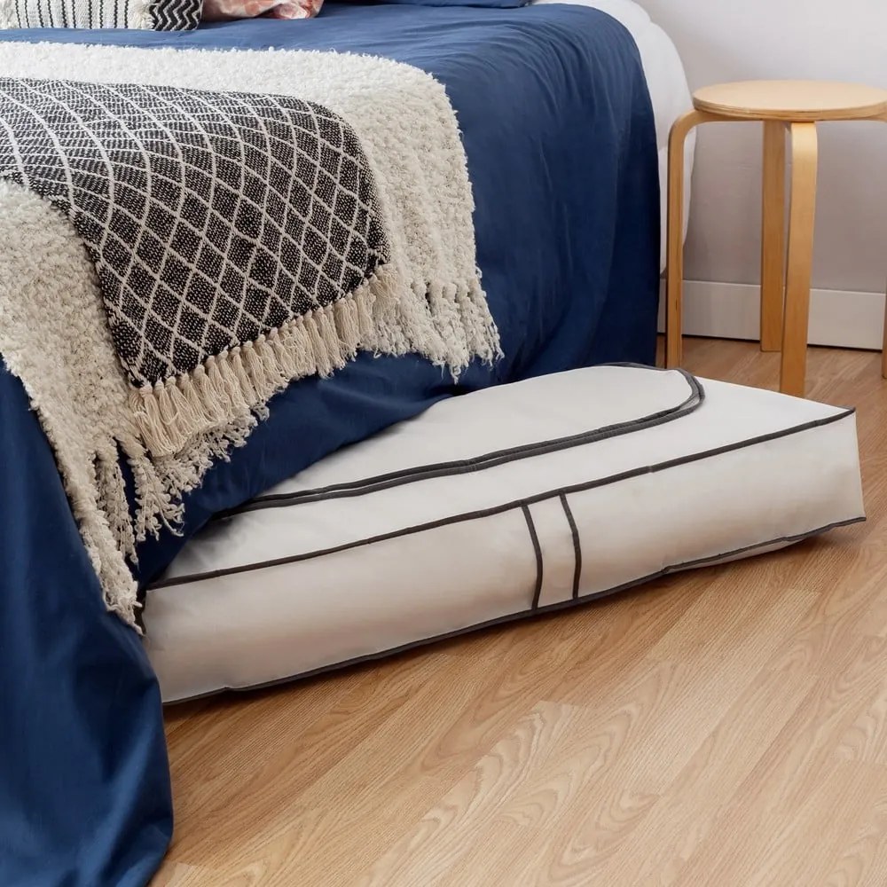 Scatola portaoggetti bianca sotto il letto - Compactor