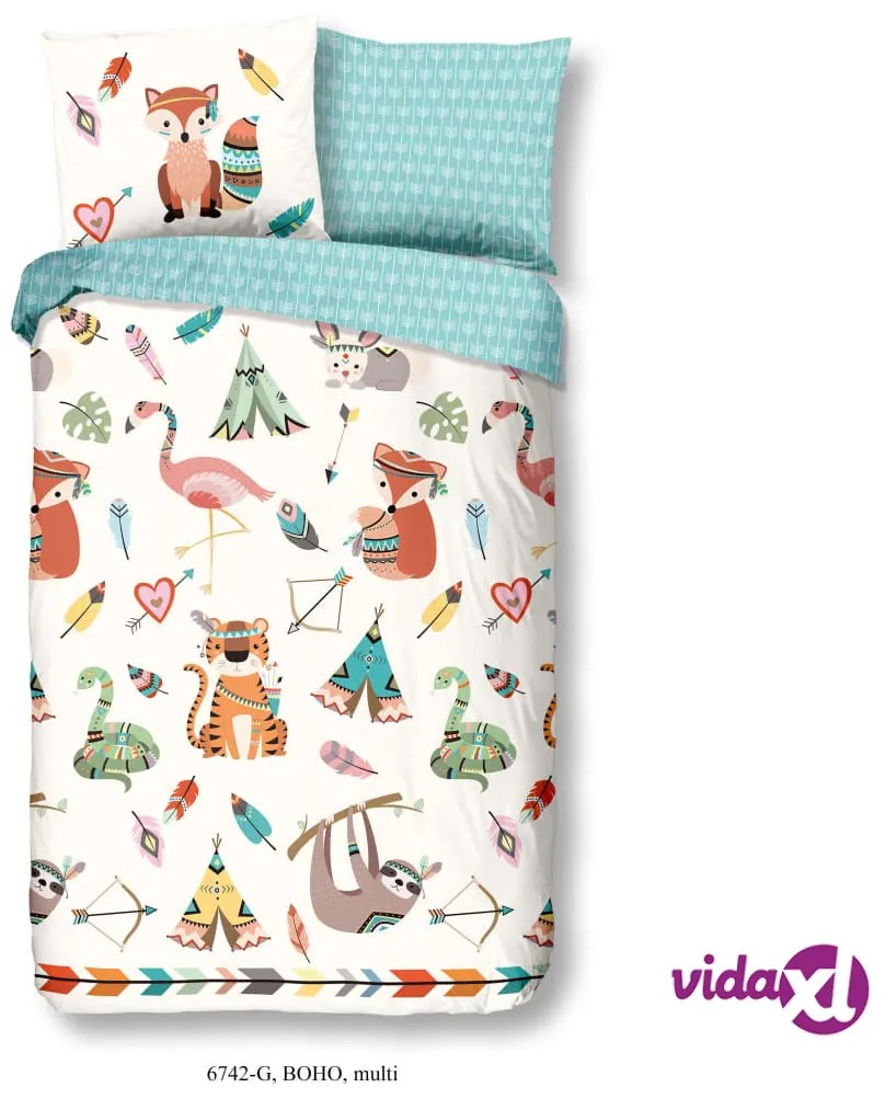Good Morning Copripiumino per Bambini Boho 140x200/220 cm