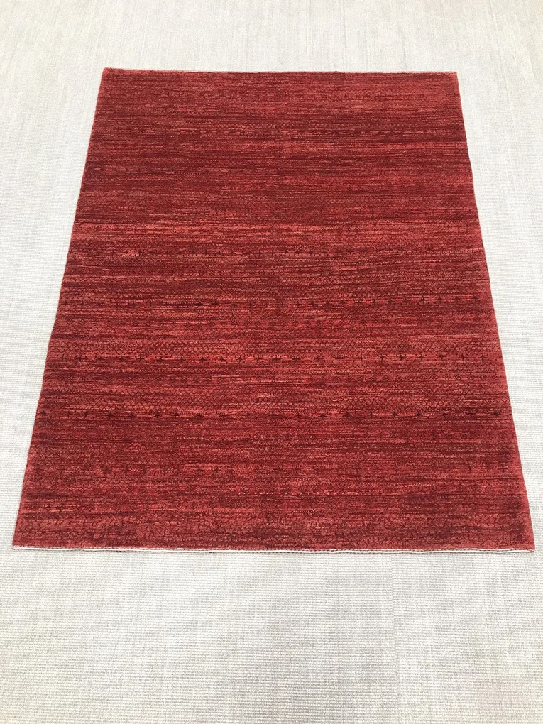 Loribaft Tappeto 160x210 Rosso (Iran) Annodato A Mano
