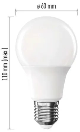 Confezione da 6 lampadine LED A60 E27/8,8W/230V 4000K