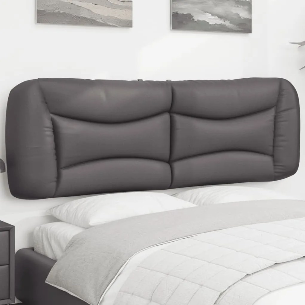 Cuscino Testiera Grigio 160 Cm İn Similpelle /