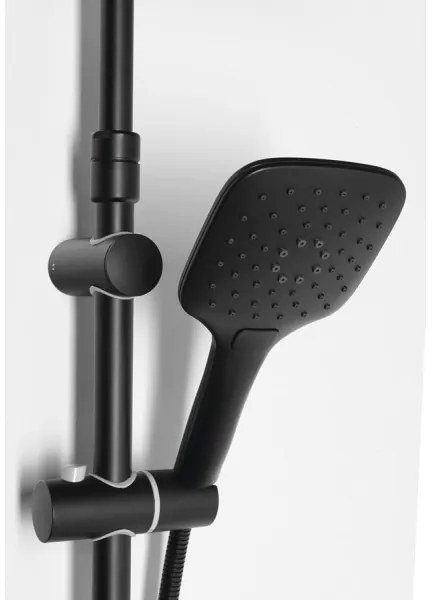 Aqualine - Set da doccia KERA opaco nero