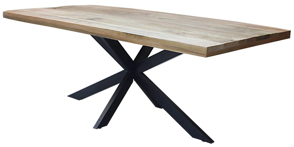 INDY - tavolo con piano in legno massiccio