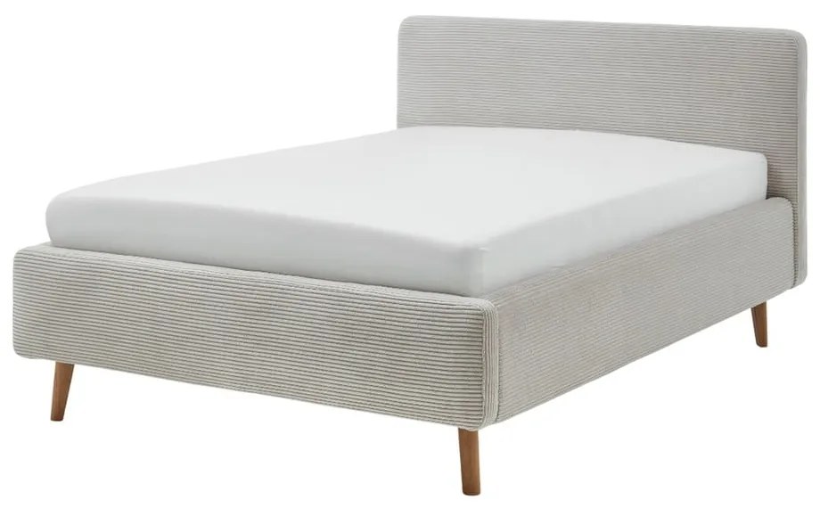 Letto singolo imbottito beige rete non inclusa 120x200 cm Mattis – Meise Möbel