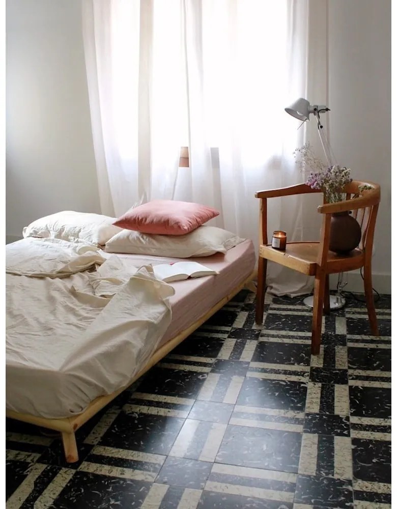 Letto singolo in legno di pino con griglia 90x200 cm Senza - Karup Design