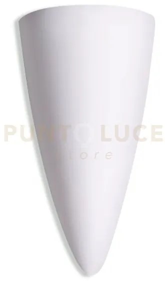Applique a parete olympia bianca 1 luce attacco gu10 12x9x24cm in g...