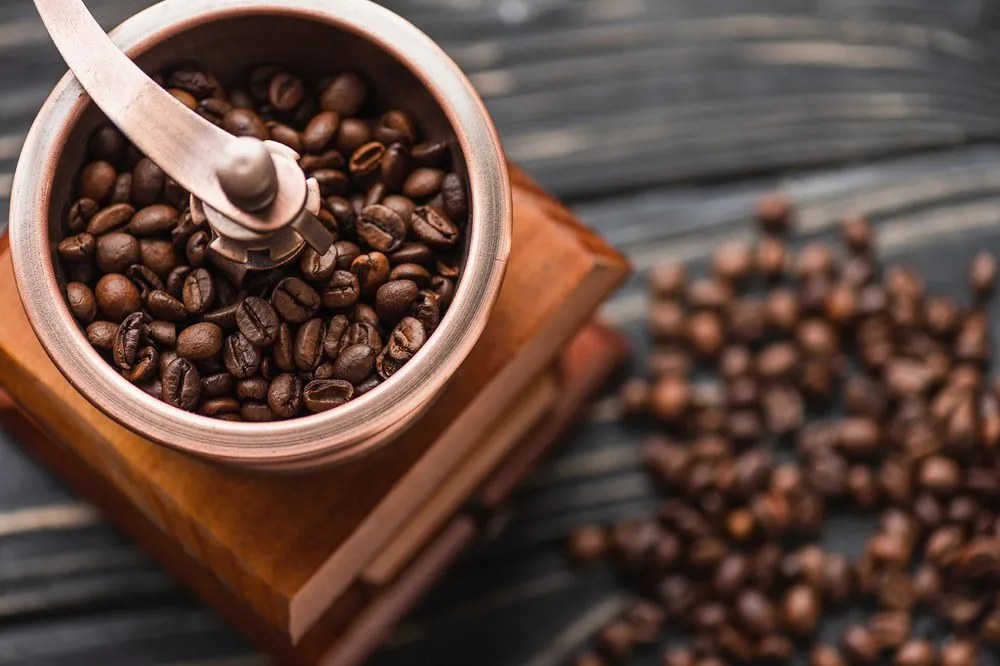 Carta da parati – Macinino da caffè vintage