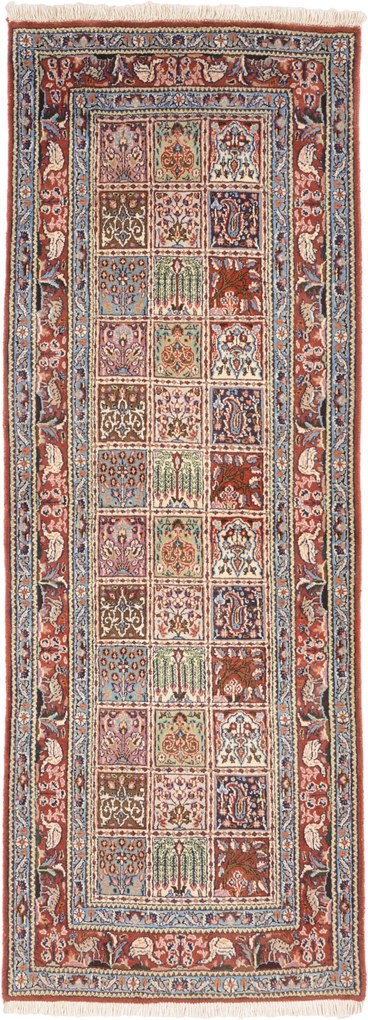 Moud Tappeto persiano 80x220 (Iran) Annodato A Mano