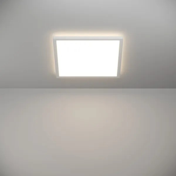 Eglo 901451-Plafoniera LED da bagno ROVITO 17,6W/230V 39x39 cm IP44 bianco