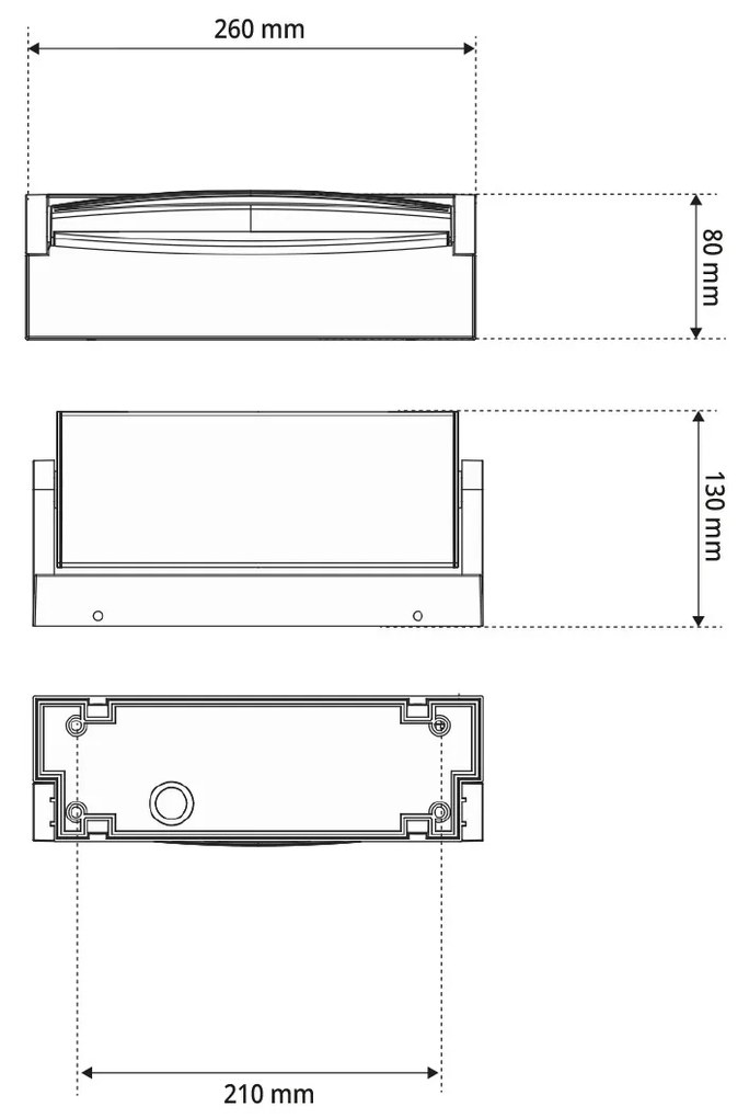 Applique da Esterno Orientabile 24W IP65 con LED OSRAM - Antracite