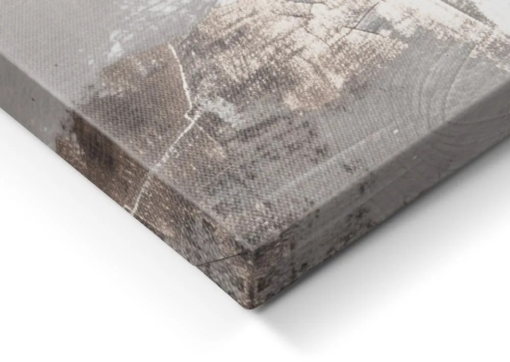 Quadro con elementi dipinti a mano 70x100 cm Ash – Styler