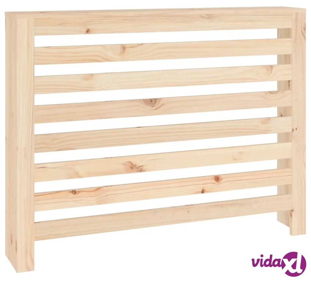vidaXL Copertura Termosifone 108,5x19x84 cm in Legno Massello di Pino