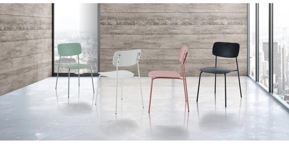 Sedie da pranzo nere in un set di 2 Primary - Tomasucci