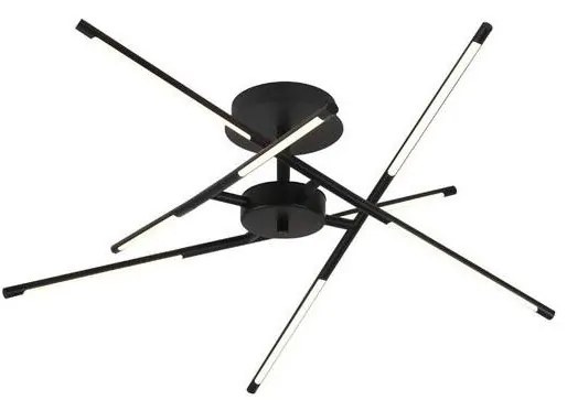 Rabalux 71338 - Lampadario a plafone LED HENLI2 LED/40W/230V 3000K nero