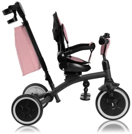 Lionelo - Triciclo per bambini TRIS PLUS Pink Rose