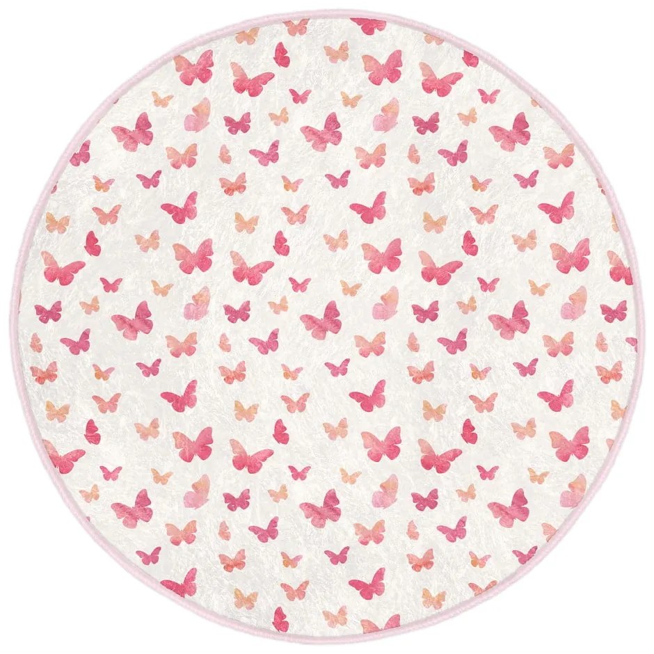 Tappeto rosa per bambini ø 100 cm Comfort - Mila Home