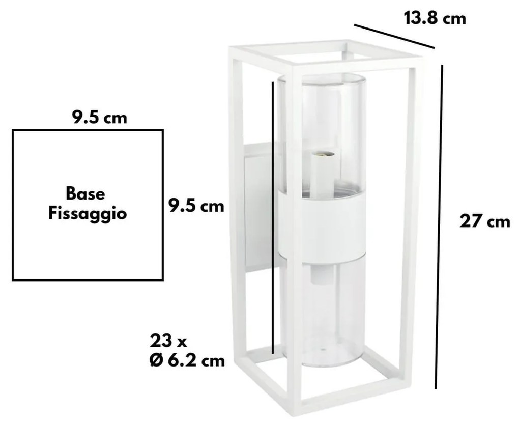 Applique Bianca 2xG9 - SERIE VIMO -