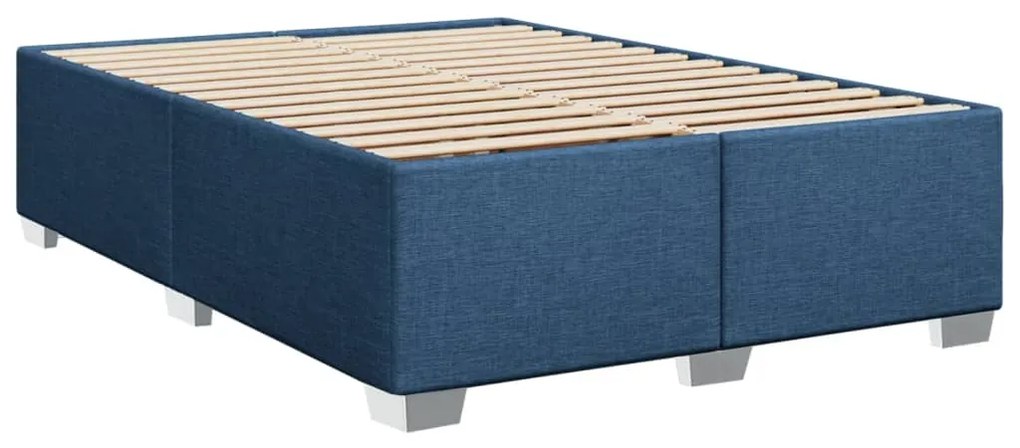 Giroletto senza materasso blu 140x190 cm in tessuto