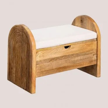 Tronco In Legno Di Mango Senet Legno Di Mango - Sklum