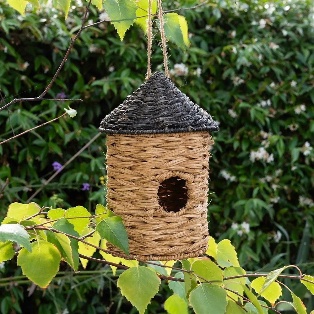 Casetta per uccelli in rattan - Rex London