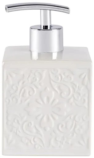 WENKO 22650100 - Dispenser per sapone CORDOBA 500 ml bianco