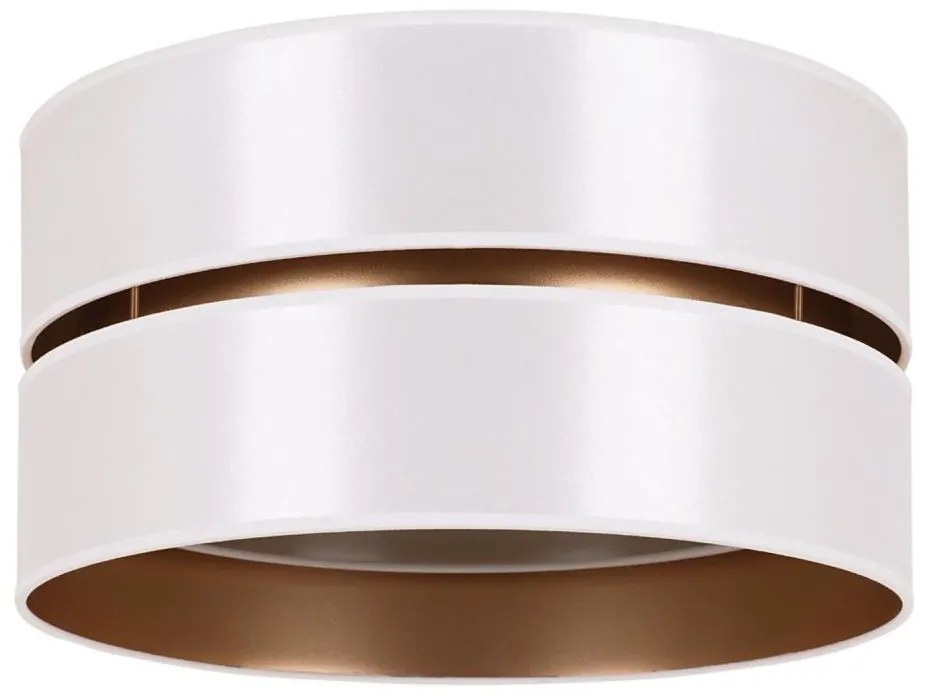 Duolla - Plafoniera DUO 1xE27/15W/230V diametro 40 cm bianco/oro