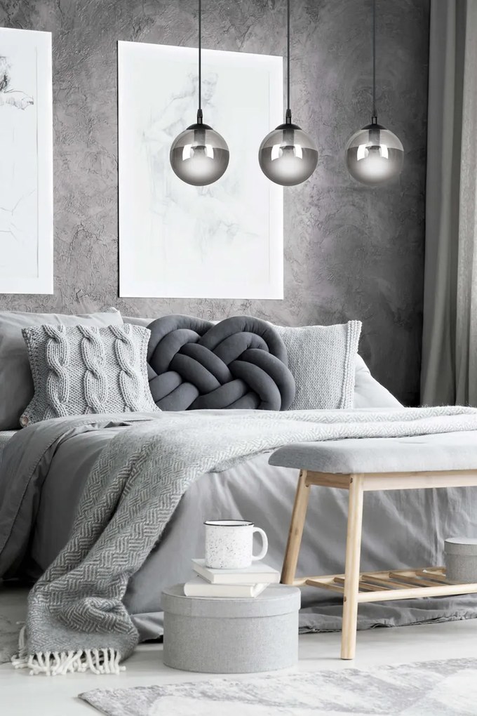 Lampadario a sospensione COSMO 3 BLACK GRAFIT
