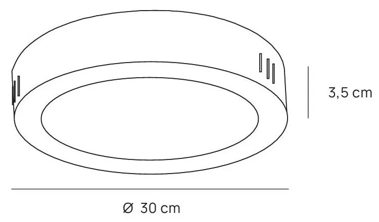 SUNNY Plafoniera LED tonda bianca CCT disponibile in varie misure (sostituisce VPL 01)