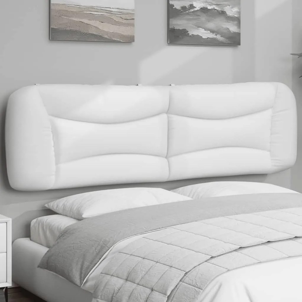 Cuscino Testiera Bianco 180 Cm İn Similpelle /