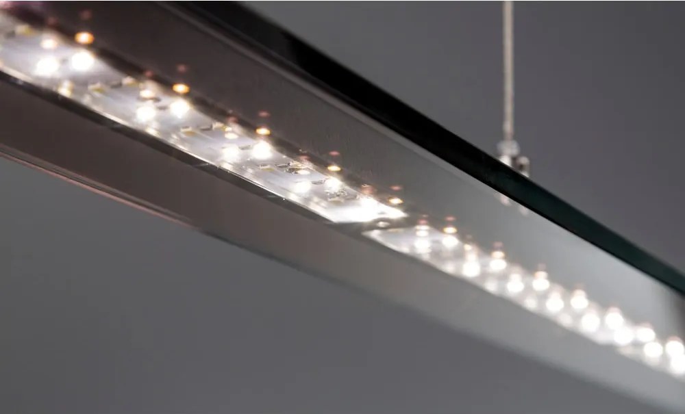 Lampadario con intensità regolabile nero in metallo Tenso – Fischer & Honsel