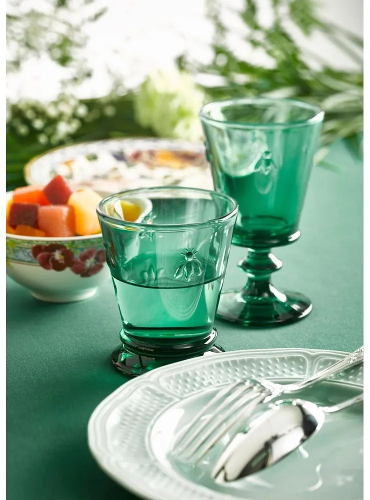 Bicchiere da vino verde smeraldo La Rochère Bee, 200 ml Abeille - La Rochére