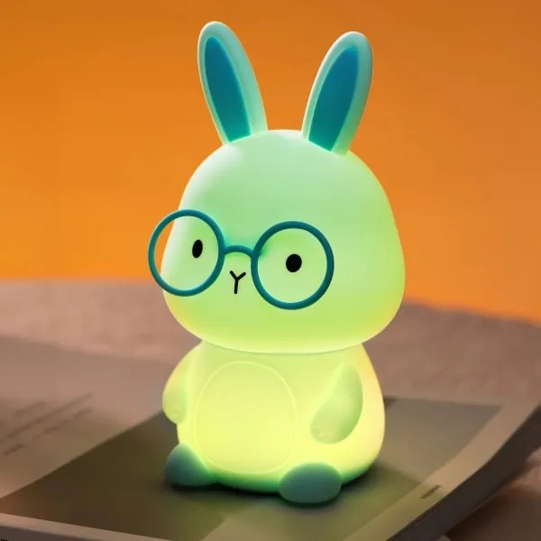 Lampada a LED RGBW dimmerabile per bambini FLORKA LED/1W/5V USB 1200 mAh blu