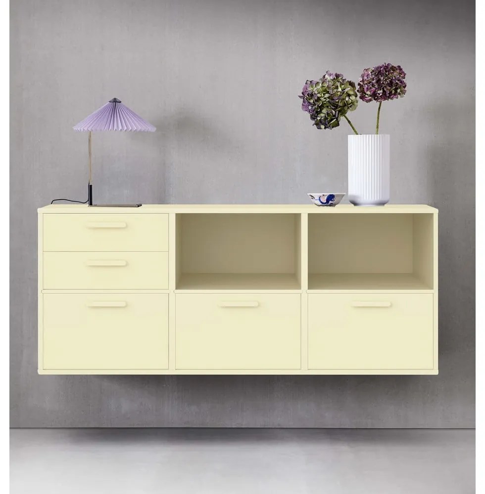 Cassettiera a muro gialla Keep by Hammel - Hammel Furniture